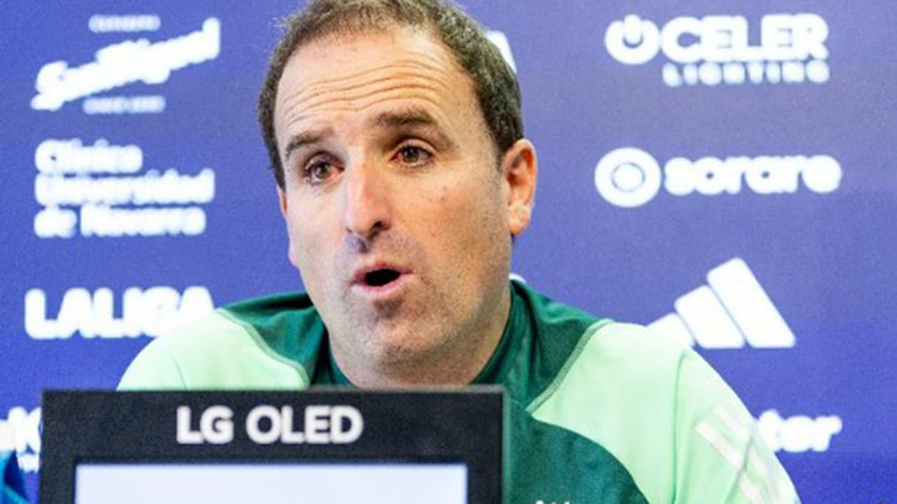 Toque de atención de Jagoba Arrasate a la plantilla de Osasuna: "Eso no puede ser"