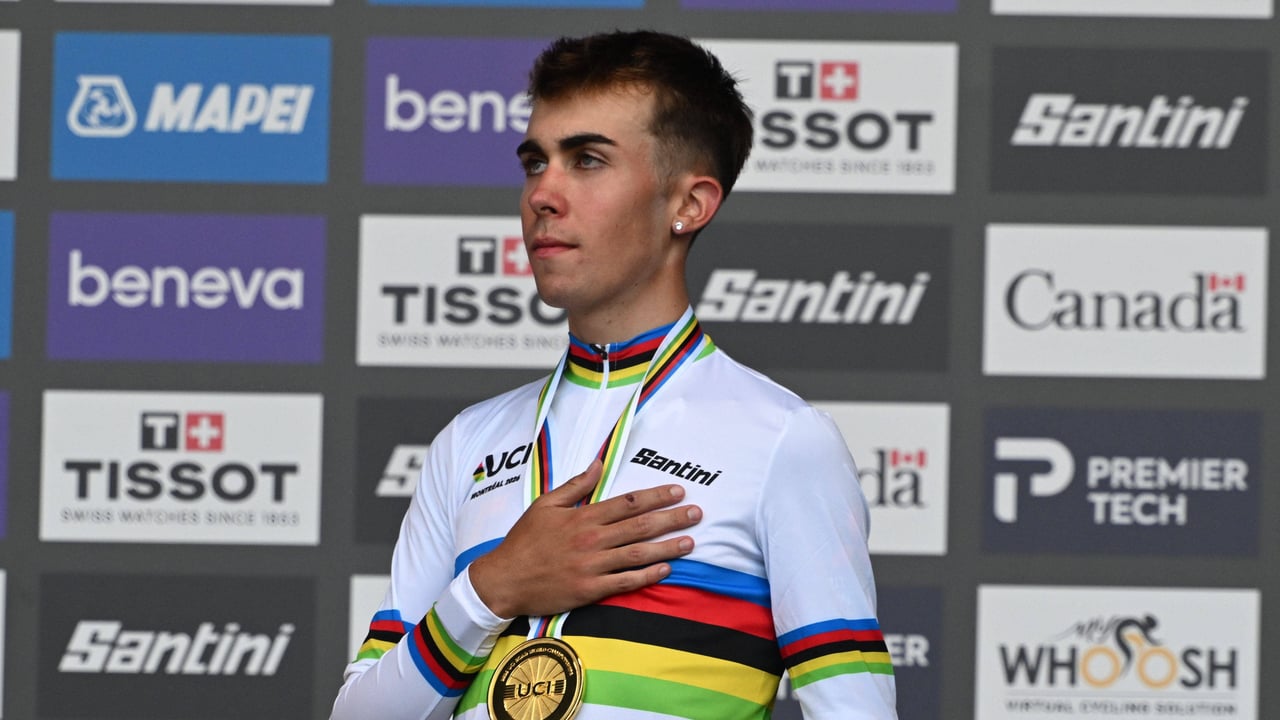 Benjamín Noval (18 años), comparado con Indurain, Contador y Valverde: "Me falta mucho camino por recorrer. Vamos a mantener la calma"