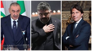 La Serie A agita sus banquillos: Sarri deja la Lazio, Gattuso apunta a Roma y Conte abre el efecto dominó