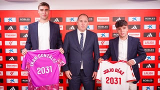 Fran González y Julio Díaz, ilusionados en su presentación con el Sevilla: "Es un reto bastante importante, estamos capacitados"