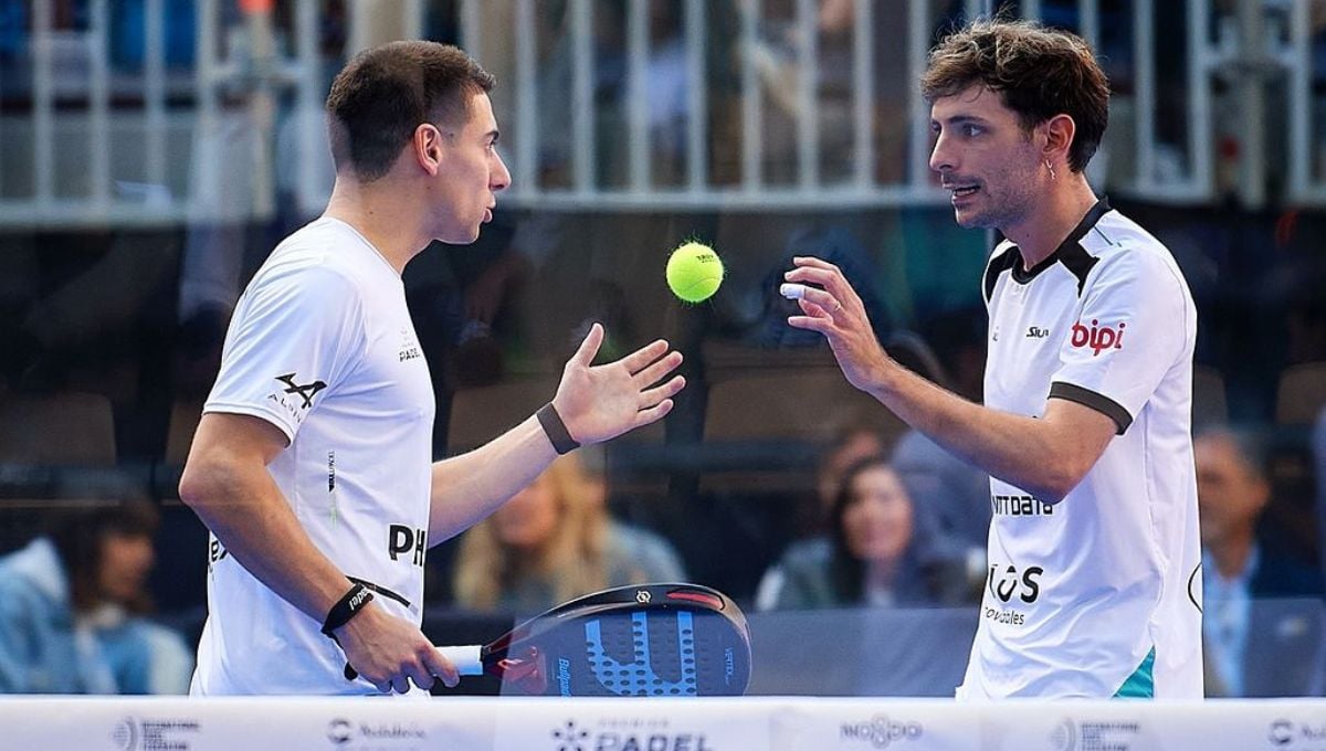 El primer pelotazo del P2 de Sevilla da alas a Paquito Navarro y Juan Lebrón