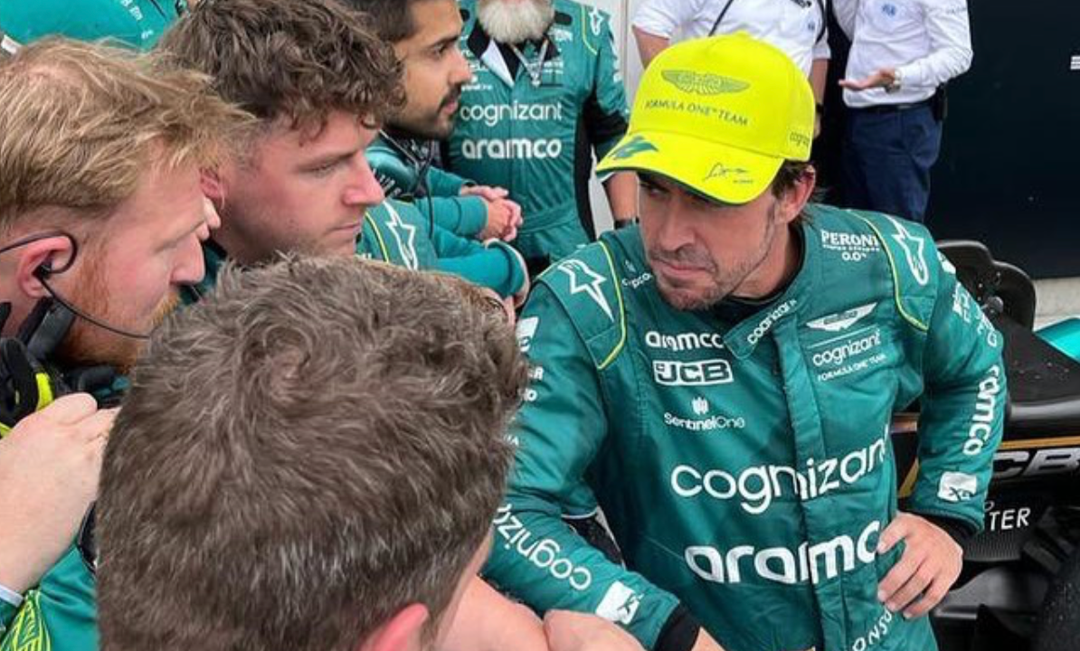 Un Alonso firme ante la preocupante situación de Aston Martin