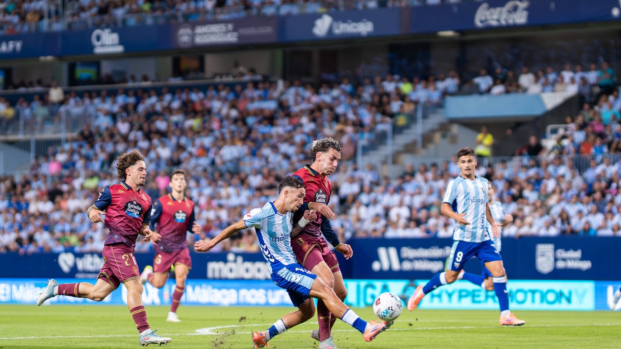 Málaga - Deportivo: Alineaciones probables, horario, canal y dónde ver por TV el partido de la jornada dos de LaLiga EA Sports