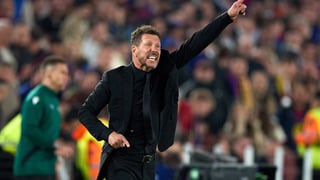 Simeone se muerde la lengua por el penalti sobre Isaac Romero: "No tiene sentido opinar"