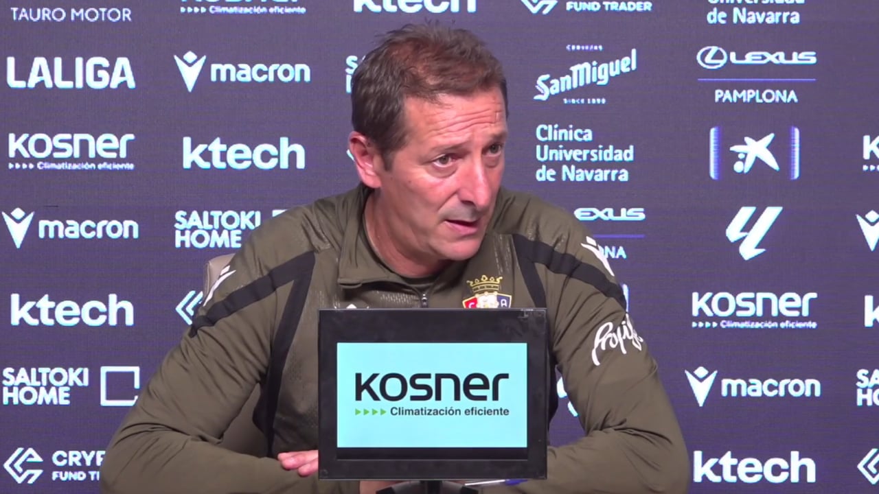 Luis Miguel Ramis carga contra LaLiga: "Que unos equipos ya lleven dos partidos y nosotros nada..."
