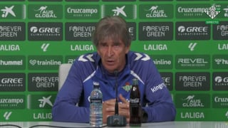 Pellegrini defiende el estilo del Betis y pide paciencia con Amrabat e Isco Alarcón: ﻿"Es una lesión que hay que llevar con mucho cuidado"