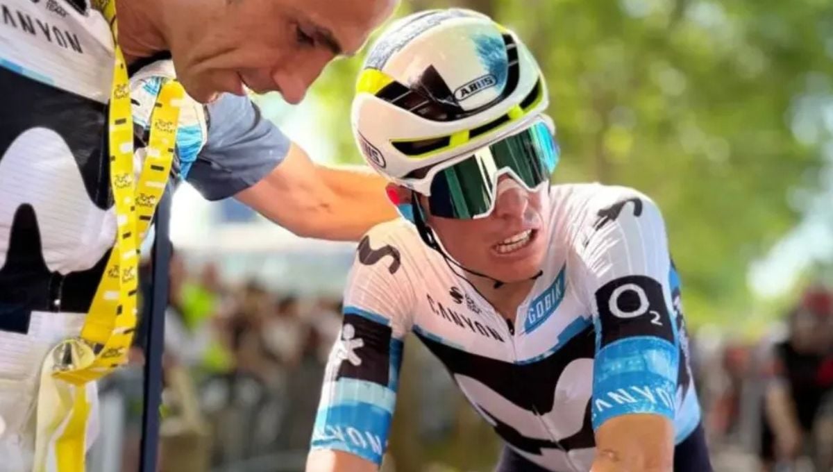 El nuevo líder del Movistar Team desafía a Enric Mas