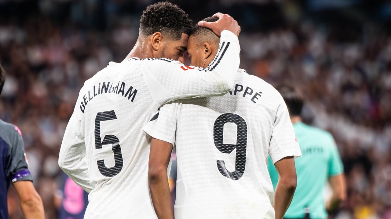 Cara y cruz para Bellingham y Mbappé fuera de los terrenos de juego durante el parón de selecciones