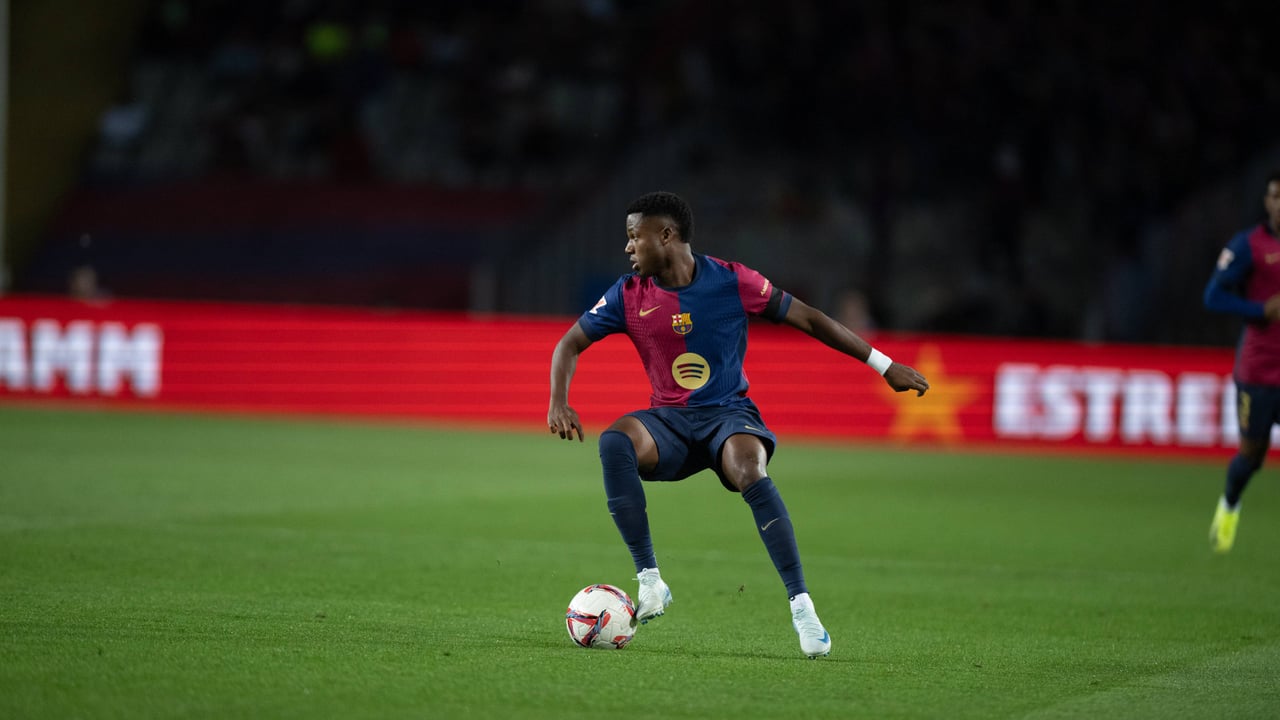 Ansu Fati, alternativa a Raúl Moro para el Ajax