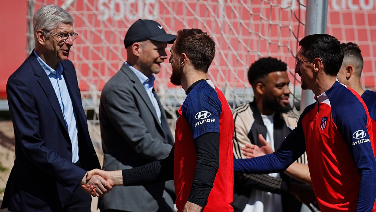 Arsène Wenger, sorpresa en el Atlético