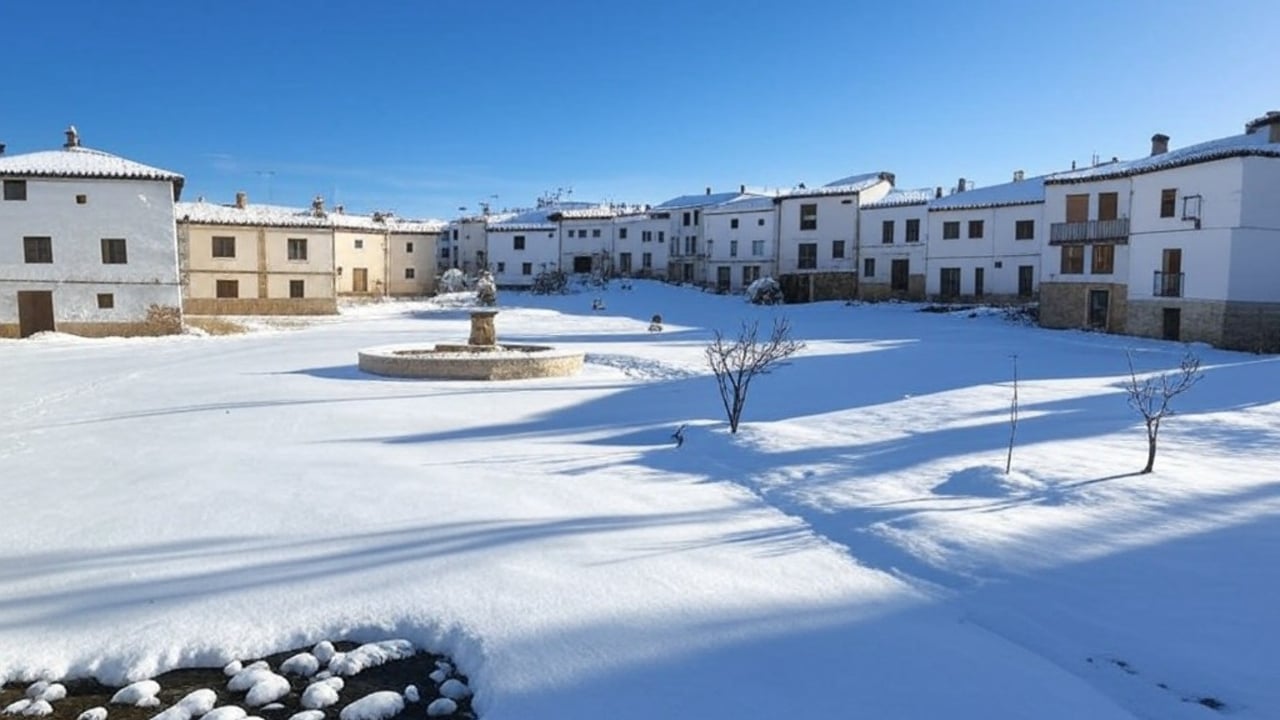 Este es el pueblo más frío de España que alcanza temperaturas de la Antártida