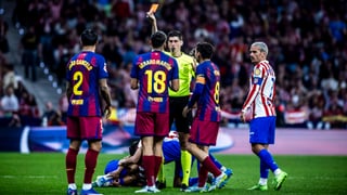 El 'dardo' del Atlético de Madrid al CTA y el audio del VAR que justifica la no expulsión del Barcelona 