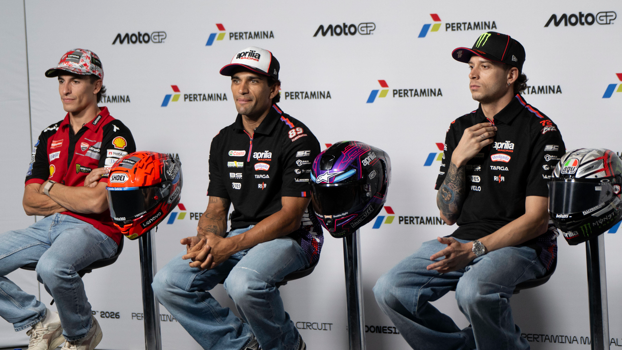 Marc Márquez y Jorge Martín ya se colocan para la batalla del Gran Premio de Indonesia de Moto GP: solo Bezzecchi les hace sombra