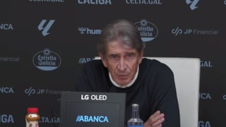 Pellegrini, que ve "el resultado justo" pese a quedarse "disconforme" con el error de Parrott, aclara el parte médico de Llorente y Ceballos