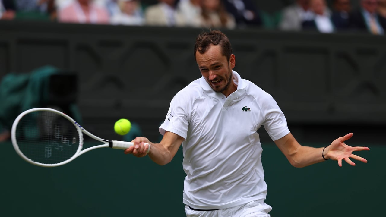 Daniil Medvedev sale del pozo