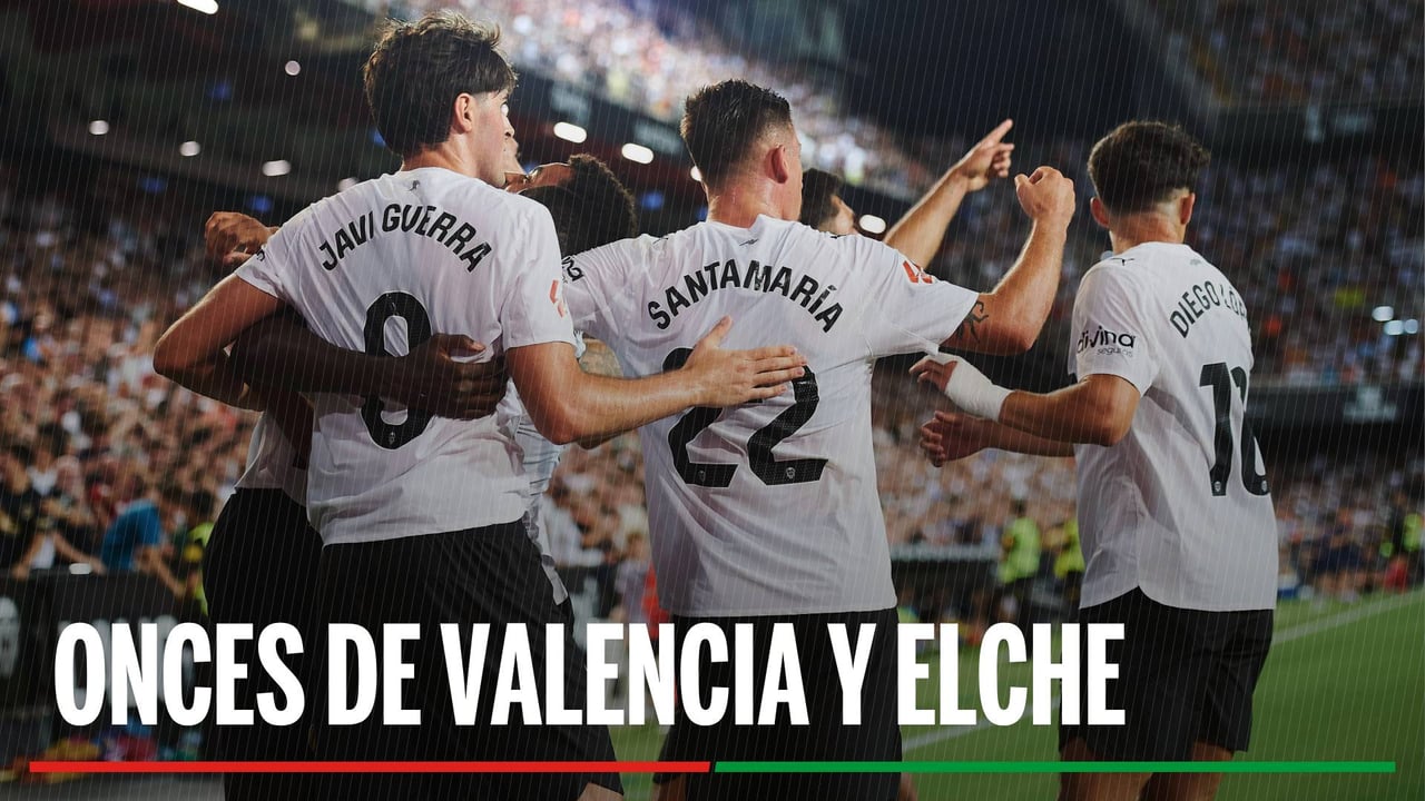 Alineaciones Valencia - Elche: Alineación confirmada de Valencia y Elche en la jornada 19 de LaLiga