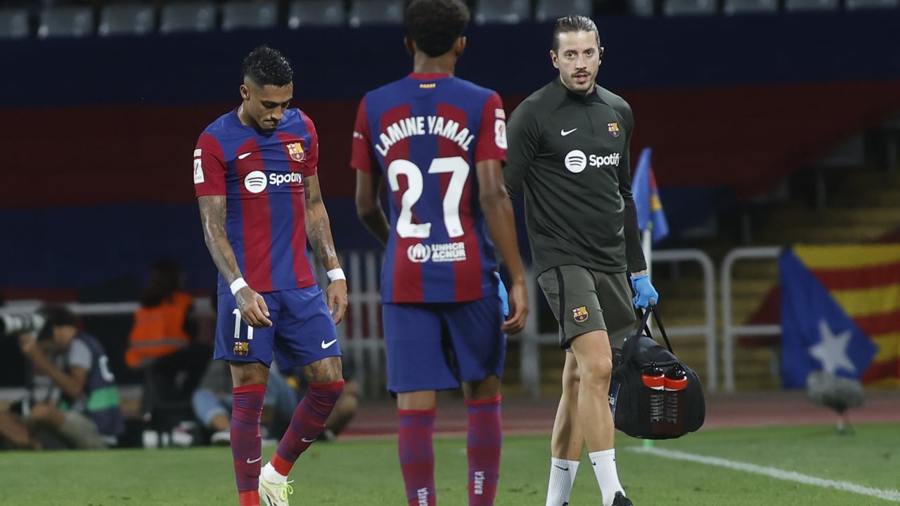 Peligra 'El Clásico' para Raphinha