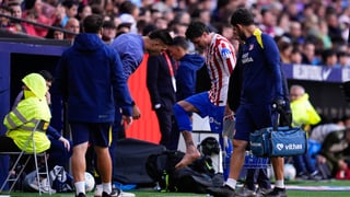 Giménez sufre un ﻿esguince de alto en su tobillo y Nahuel Molina padece una lesión muscular