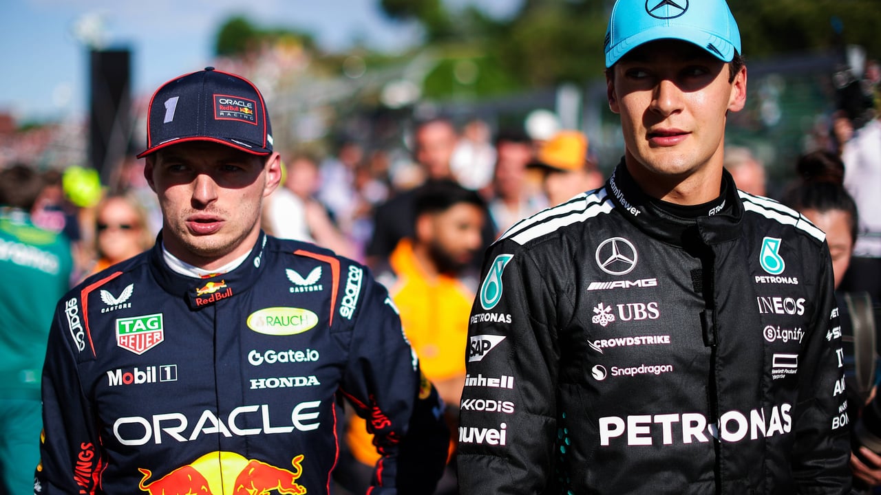 Verstappen por Russell en Mercedes