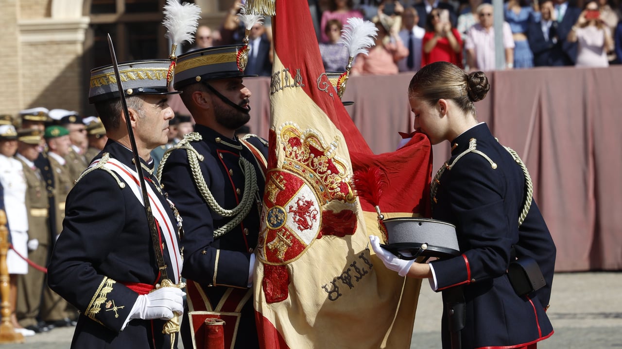 Así ha sido la Jura de Bandera de la Princesa Leonor
