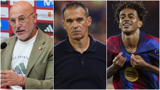 García Plaza, entrenador del Sevilla, lleva la contraria a De la Fuente con Kike Sakas, reconoce que el Barça da "miedo" y 'aprueba' la preferencia de Lamine Yamal por el Betis 