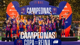 Barcelona 3-1 Atlético de Madrid: Claudia Pina, Brugts y Salma Paralluelo firman la duodécima Copa de la Reina azulgrana