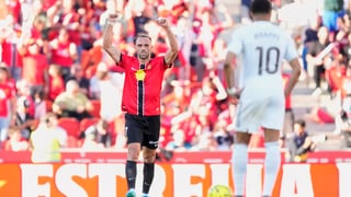 Muriqi y su gran temporada: "Ese delantero ahí abajo te da la vida, el Mallorca está vivo gracias a él"