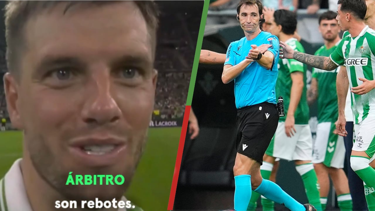 De Burgos Bengoetxea queda al descubierto en el gol anulado a Lo Celso en el Betis - Barcelona: "Chequéame la mano que es lo que me piden, Cerro"