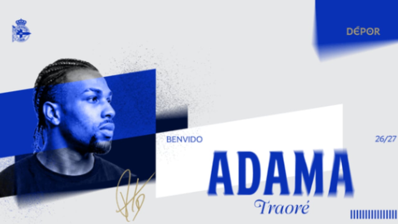 Adama Traoré firma oficialmente por el Deportivo: los detalles del acuerdo