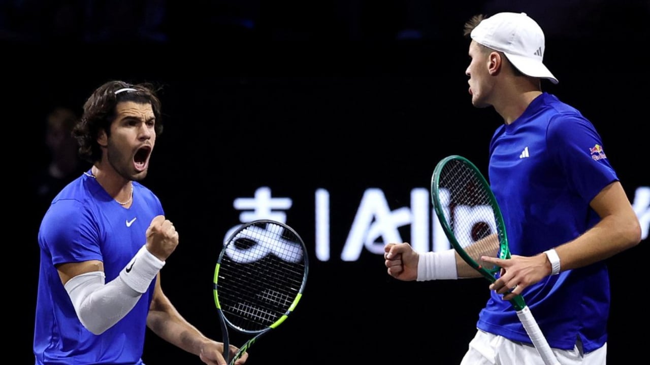 Rafa Jódar y Carlos Alcaraz revolucionan la Laver Cup con sendos triunfos para Europa