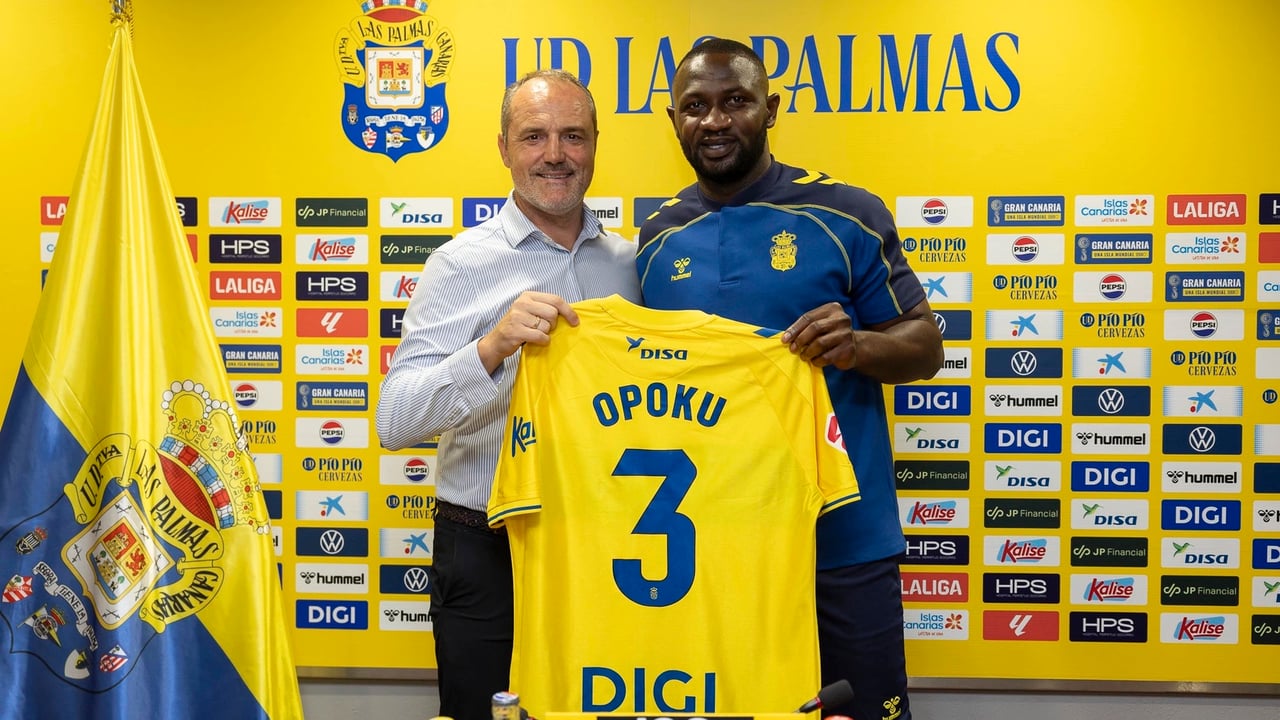 Nicholas Opoku ya piensa en grande con Las Palmas: “Quiero hacer historia”