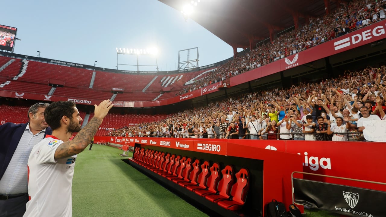 Así vivió Isco Alarcón su primer día grande en el Sevilla FC