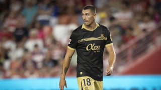Adrián Fuentes, goleador del Mallorca: "Es una ilusión jugar en Primera división, hay compañeros que lo han hecho, yo no, es un tren que pasa una vez en la vida"