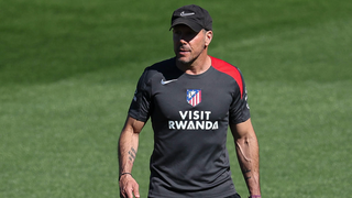 Simeone esconde las cartas del Atlético de Madrid para medirse a la Real Sociedad en Copa del Rey