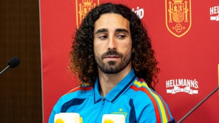 Marc Cucurella promete llevar la cara de Luis de la Fuente tatuada en su cuerpo