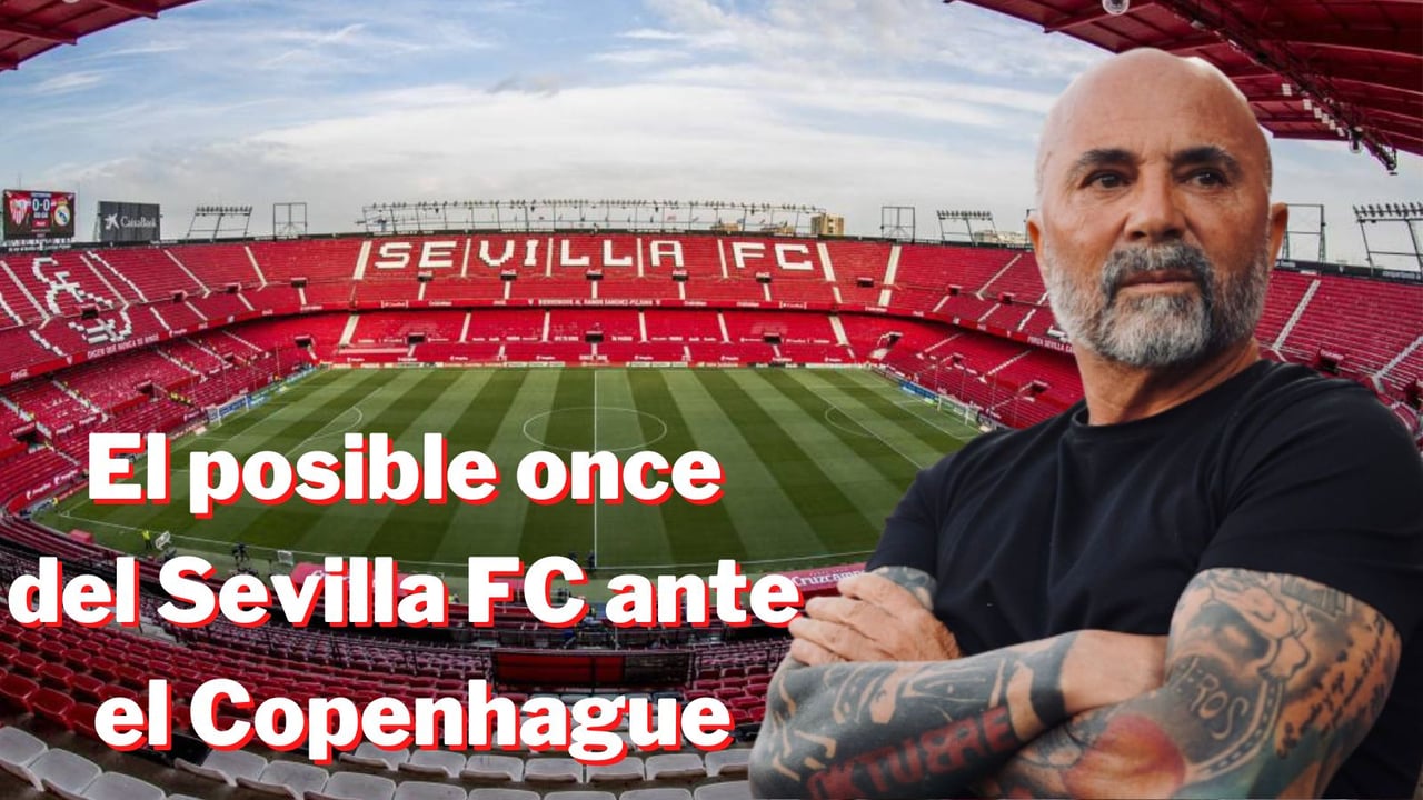 El posible once inicial del Sevilla FC ante el Copenhague