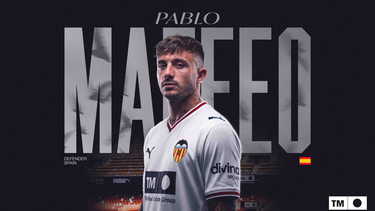 El Valencia refuerza el lateral derecho con la llegada de Pablo Maffeo