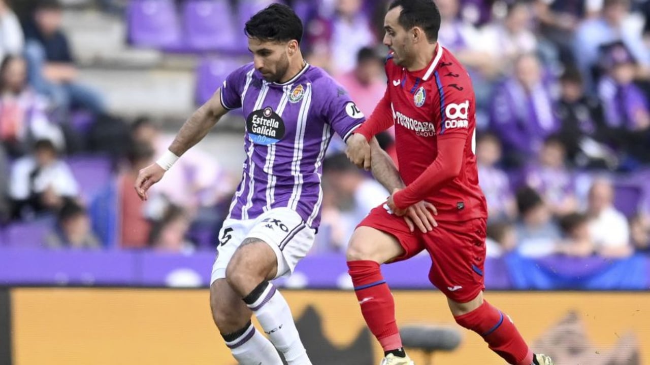 Real Valladolid 0-4 Getafe: El Getafe hace leña del árbol caído