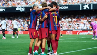 Valencia 0-5 Barcelona: Lamine Yamal y Fermín dibujan otra manita blaugrana