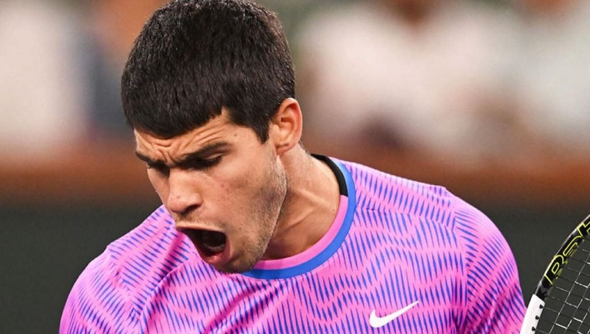 Un tenista español celebra la retirada de Carlos Alcaraz