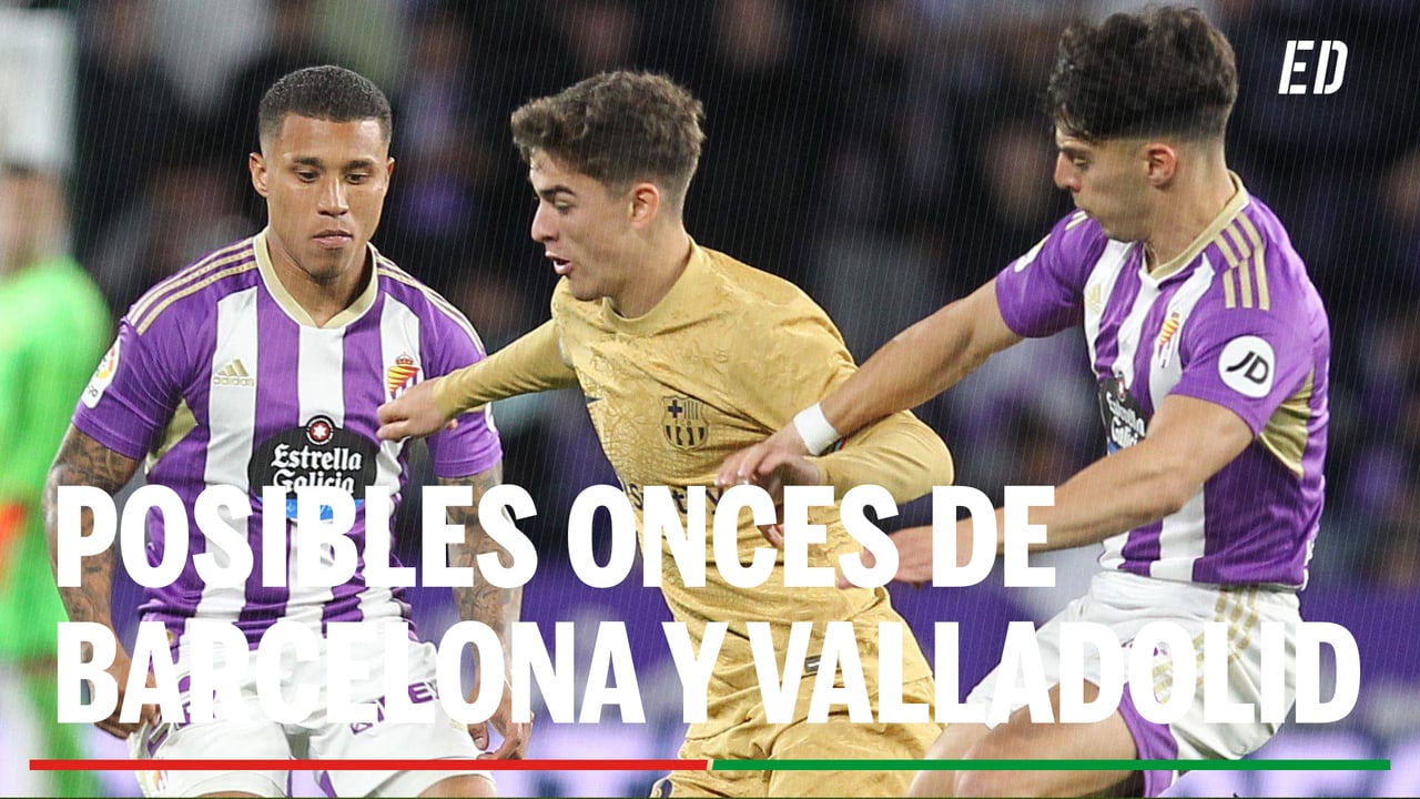 Alineaciones FC Barcelona – Real Valladolid: Alineación posible de Barça y Valladolid en el partido de hoy de la LaLiga EA Sports