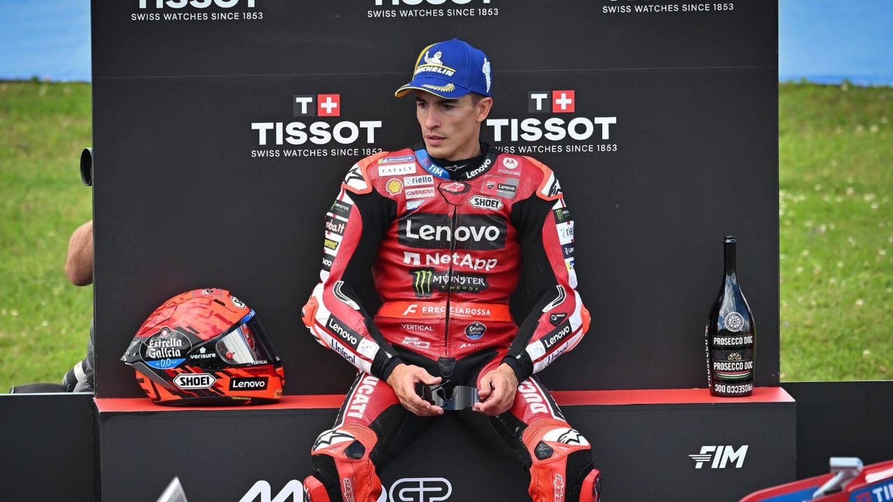 Marc Márquez, piloto de Ducati: "Es otro brazo, no es el brazo del año pasado, ni de principio de temporada"