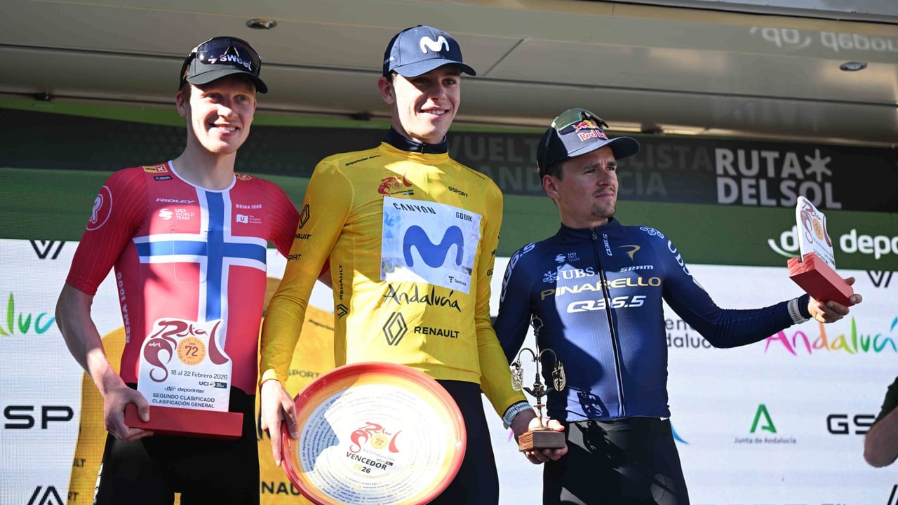 Clasificación Vuelta a Andalucía 2026 tras la 5 etapa | Iván Romeo resiste y se corona