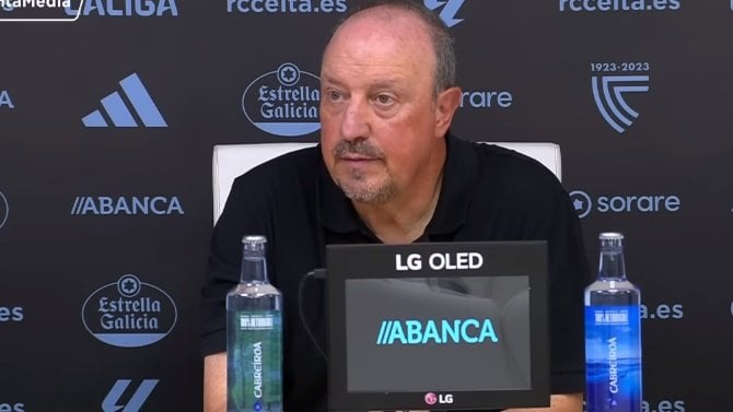 Rafa Benítez aclara el plan del Celta en el mercado de enero y responde al interés por Jonny Otto