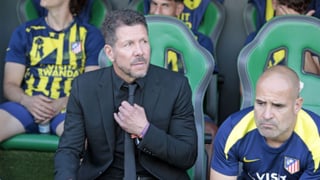 Simeone, "optimista" pese a todo, rescata una cosa de la derrota: "﻿De lo poco positivo, lo de él está bien"