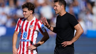 Julián Álvarez se pone a las órdenes de Simeone