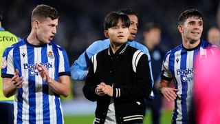 Take Kubo vuelve más fuerte que antes de su lesión: "﻿Ya estoy corriendo más rápido que algunos jugadores, así que dentro de poco volveré"