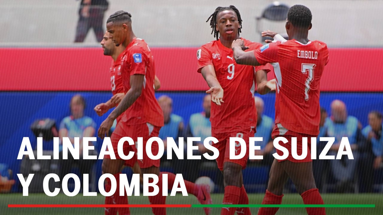 Suiza - Colombia: alineaciones probables, horario, canal y dónde ver en TV hoy el partido de octavos de final del Mundial 2026