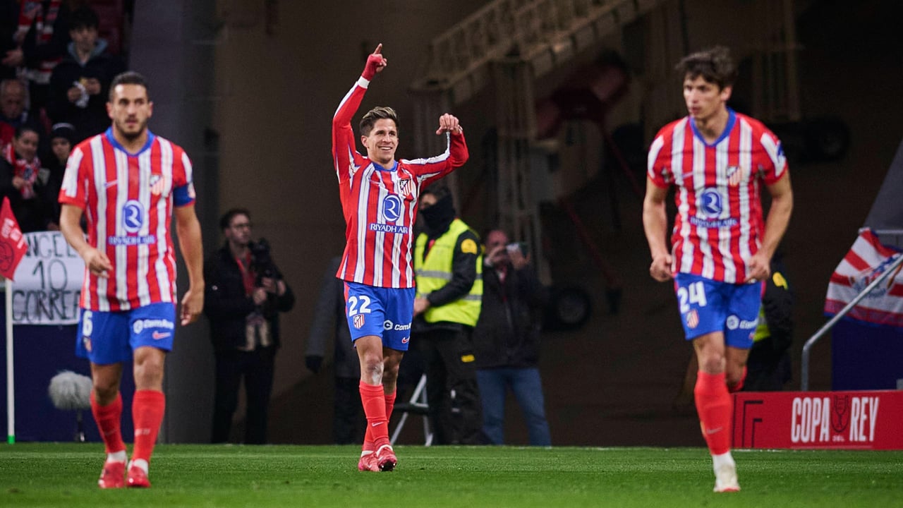 Atlético de Madrid 5 - 0 Getafe: Giuliano guía al Atleti a las semis de Copa