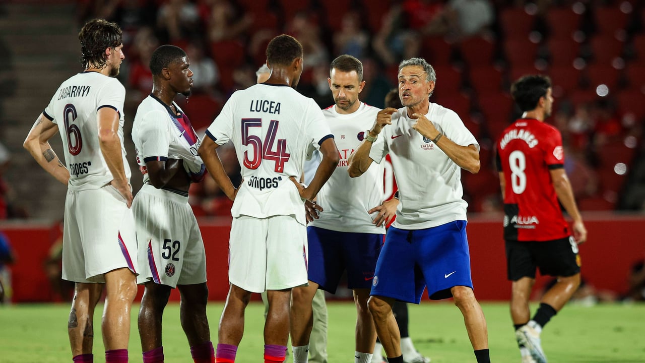 Luis Enrique se lleva un golpe inesperado del Mallorca en el regreso del PSG